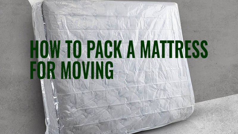 how to pack a mattress for moving