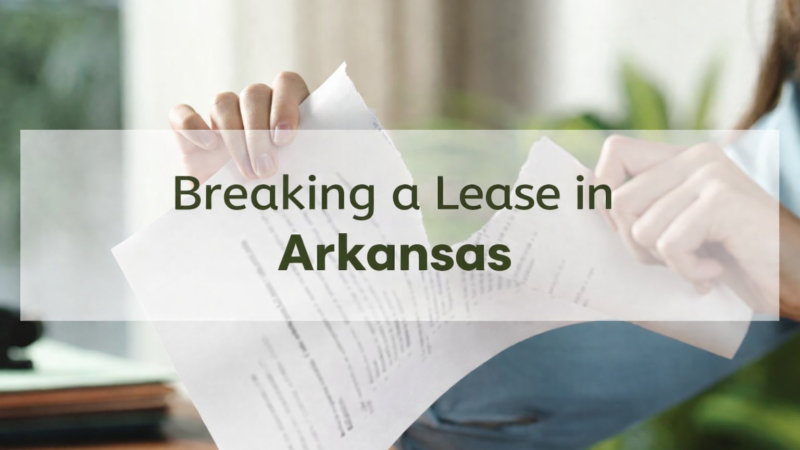 breaking lease in arkansas
